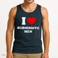 I Love Submissive M.e.n Tank Top thumb 3