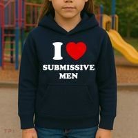 I Love Submissive M.e.n Kids Hoodie thumb 3