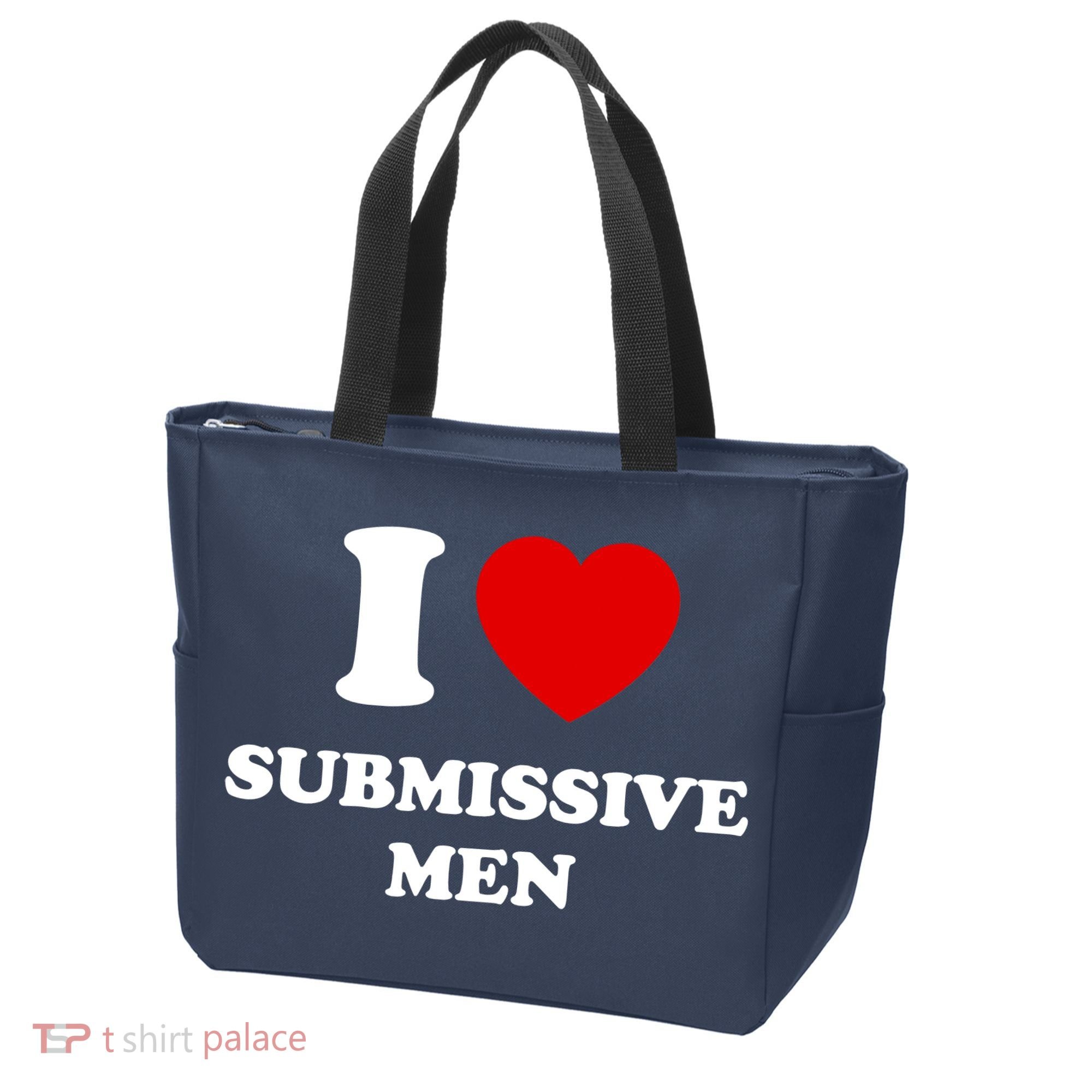 I Love Submissive M.e.n Tote Bag