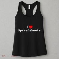 I Love Spreadsheets Women's Tank Top thumb 3
