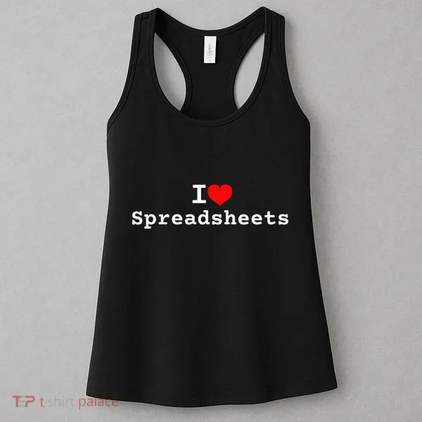 I Love Spreadsheets Women's Tank Top