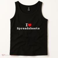 I Love Spreadsheets Tank Top thumb 2