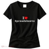 I Love Spreadsheets Women's T-Shirt thumb 0