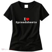 I Love Spreadsheets Women's T-Shirt thumb 0