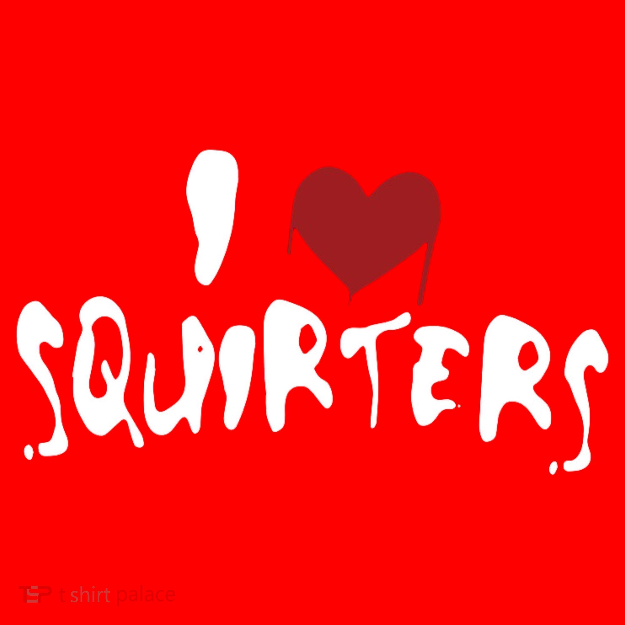I Love Squirters Funny Santa Hat