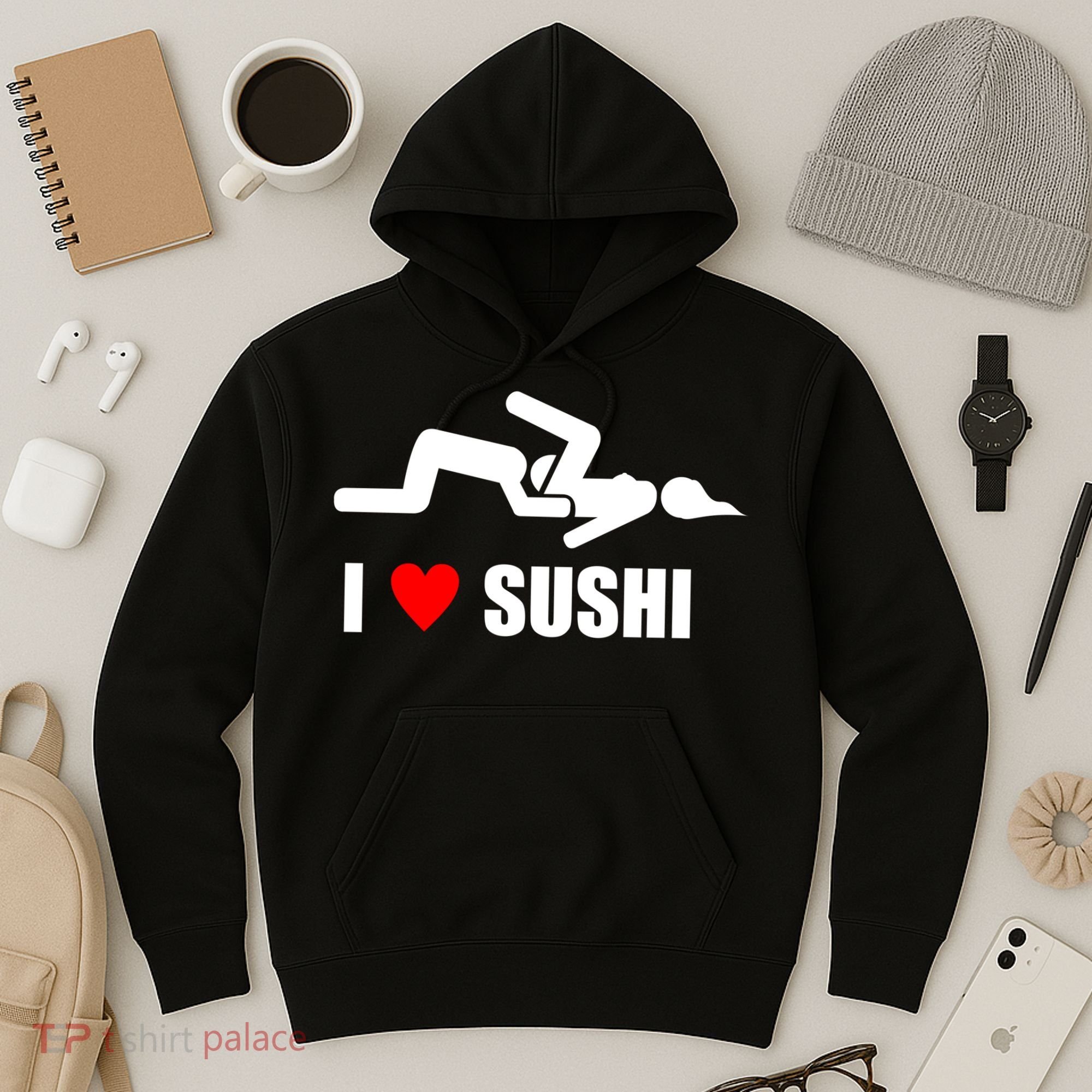 I Love Sushi Hoodie