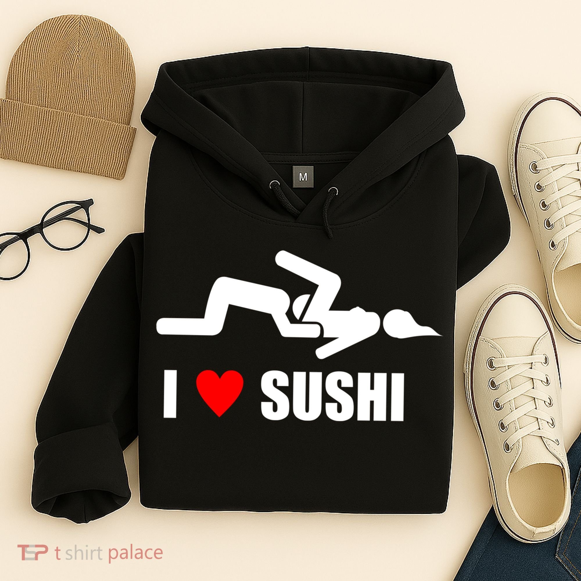 I Love Sushi Hoodie