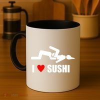 I Love Sushi Coffee Mug thumb 4