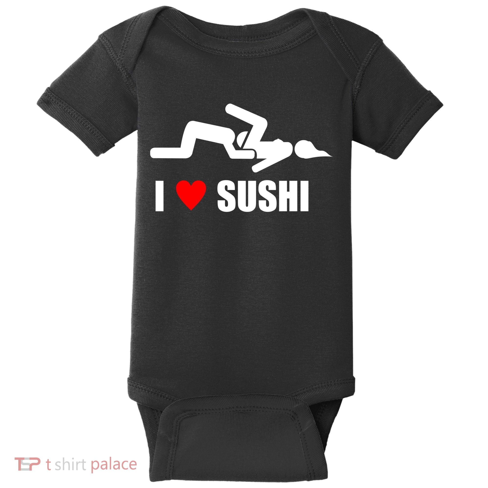I Love Sushi Baby Bodysuit