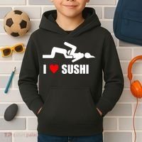 I Love Sushi Kids Hoodie thumb 2