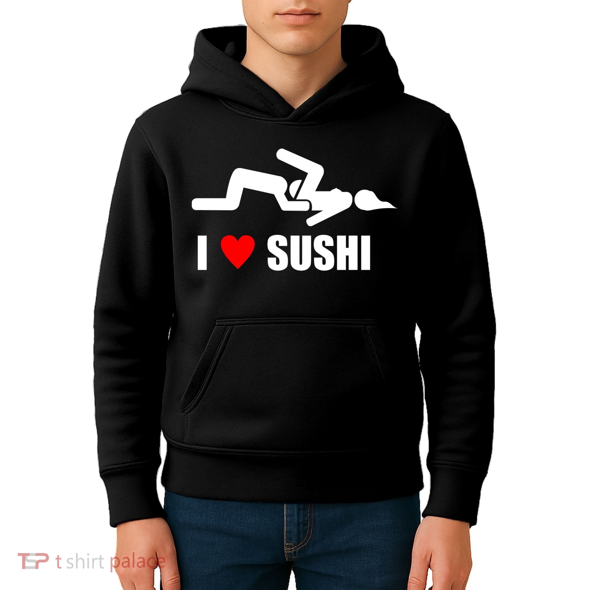 I Love Sushi Kids Hoodie