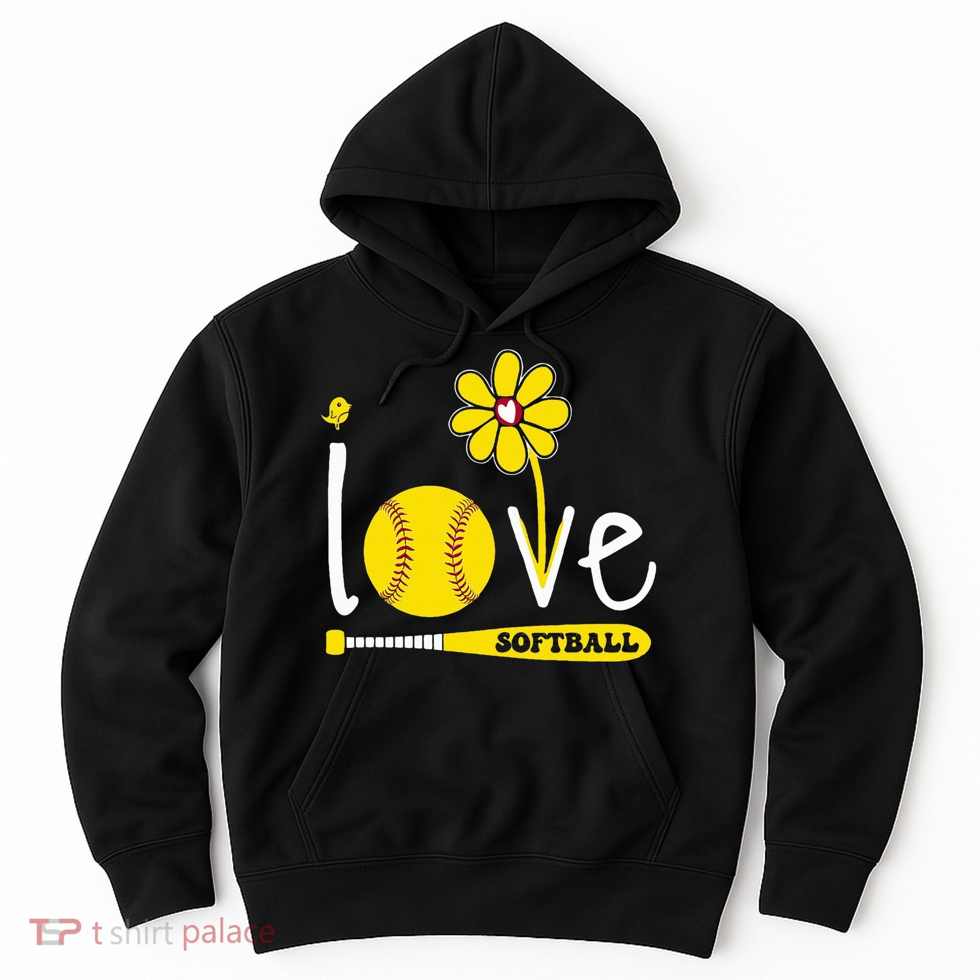 I Love Softball Hoodie