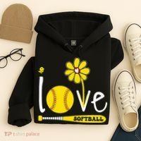 I Love Softball Hoodie thumb 4
