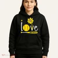 I Love Softball Hoodie thumb 5