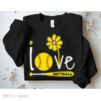 I Love Softball Sweatshirt thumb 2