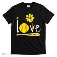I Love Softball T-Shirt thumb 0