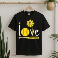 I Love Softball T-Shirt thumb 2