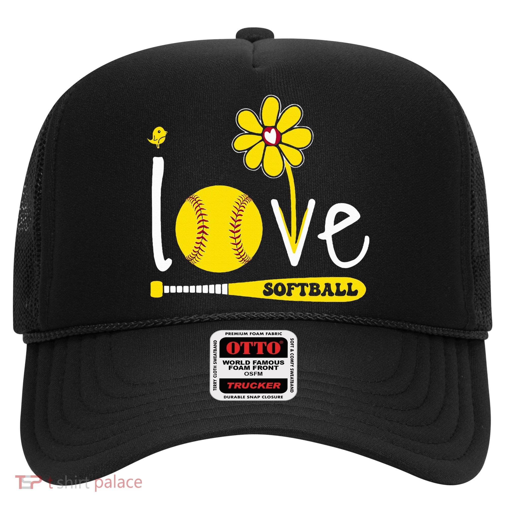 I Love Softball Hat