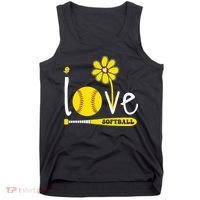 I Love Softball Tank Top thumb 0