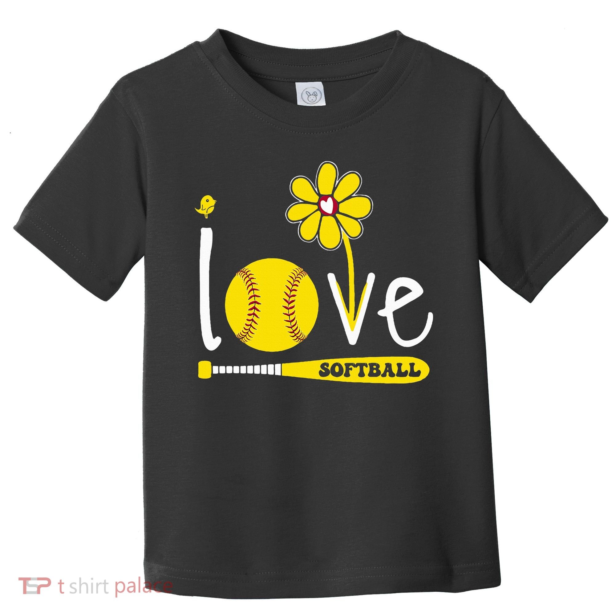 I Love Softball Toddler T-Shirt