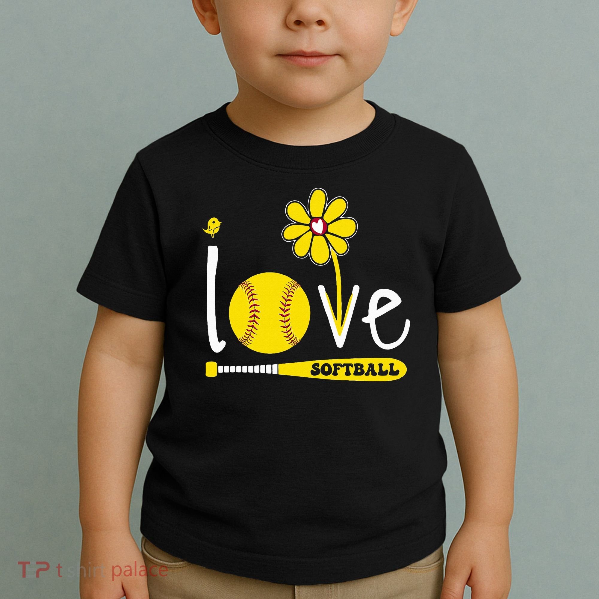 I Love Softball Toddler T-Shirt