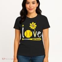 I Love Softball Women's T-Shirt thumb 4