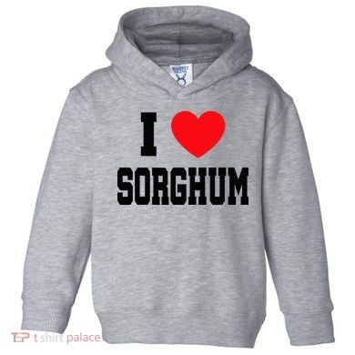 I Love Sorghum  Toddler Hoodie