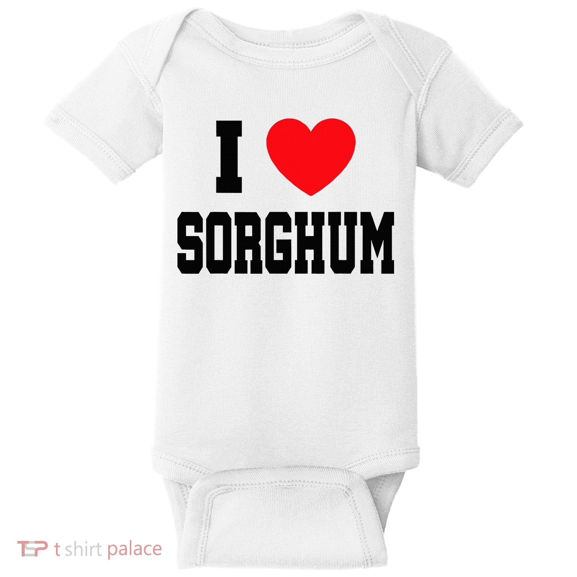I Love Sorghum  Baby Bodysuit