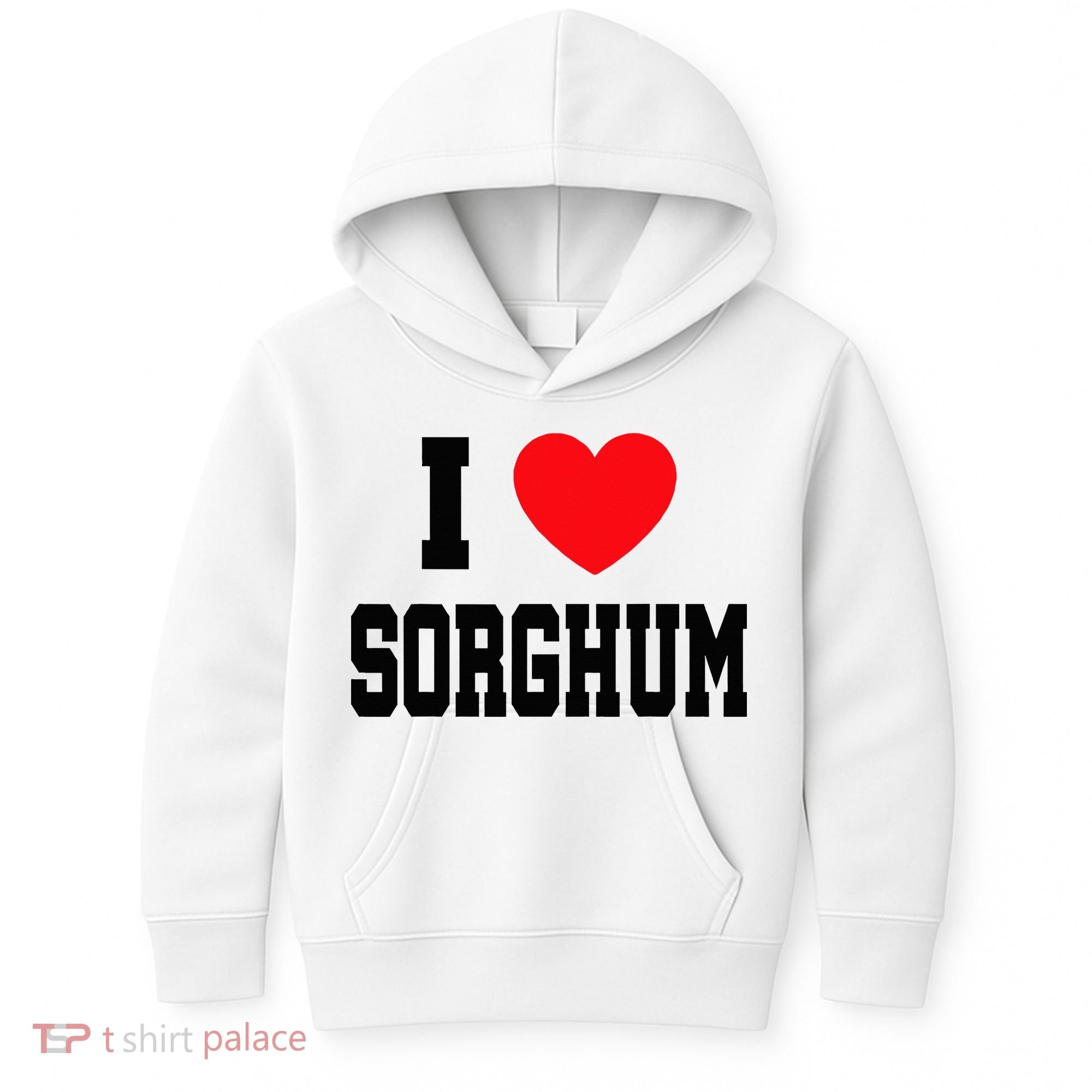 I Love Sorghum  Kids Hoodie