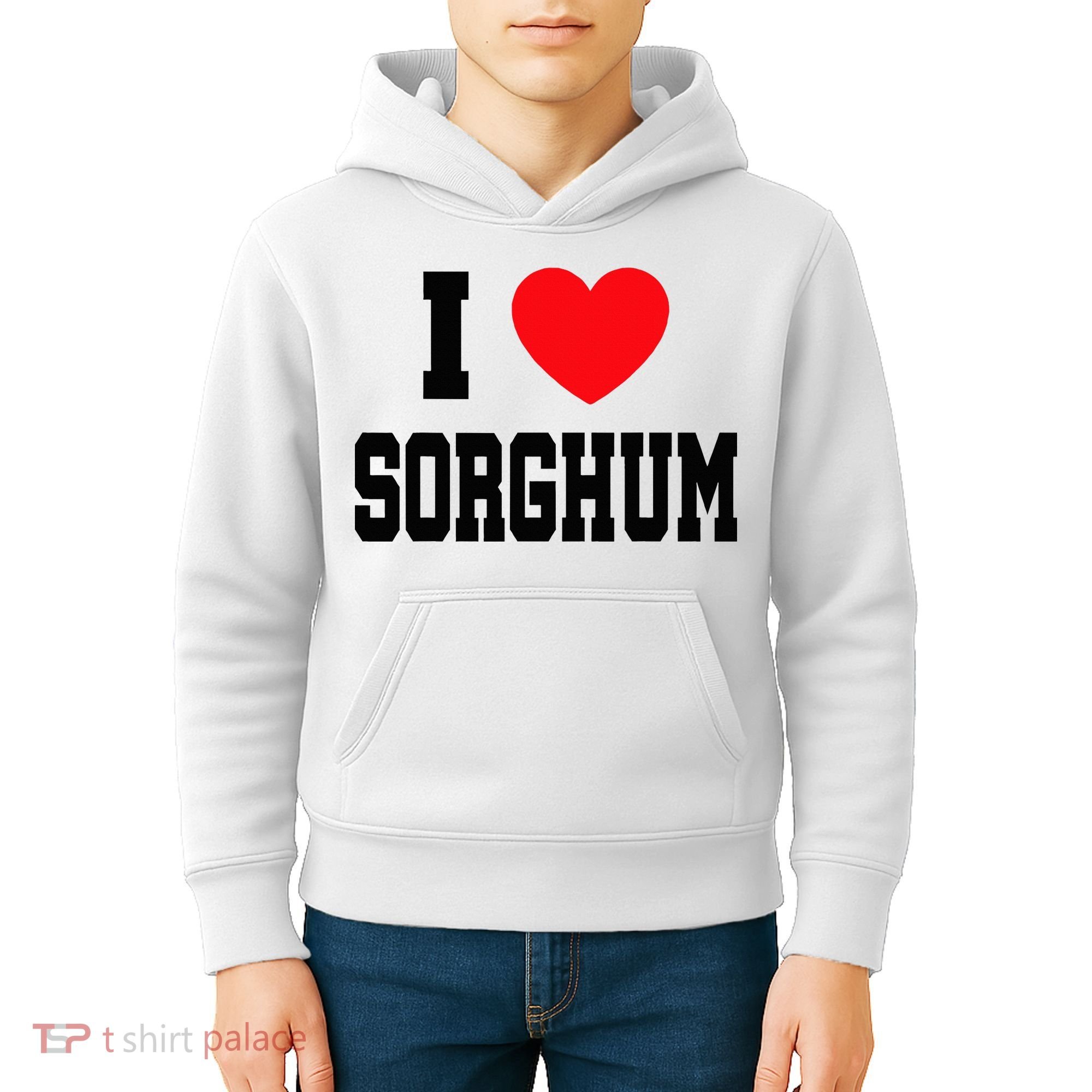 I Love Sorghum  Kids Hoodie
