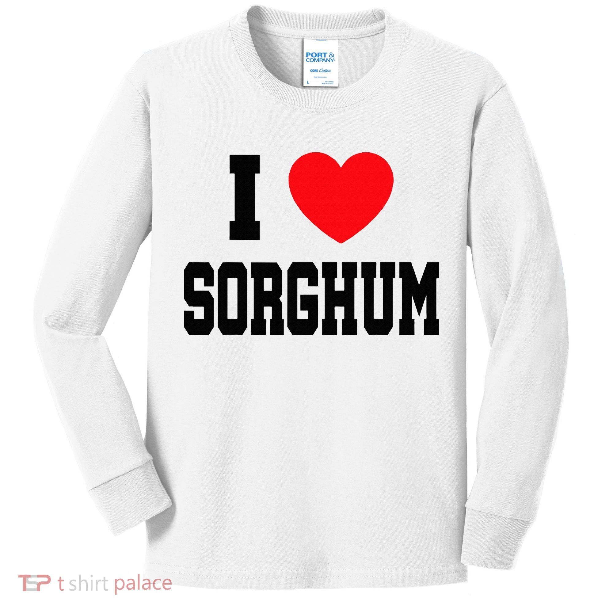 I Love Sorghum  Kids Long Sleeve Shirt