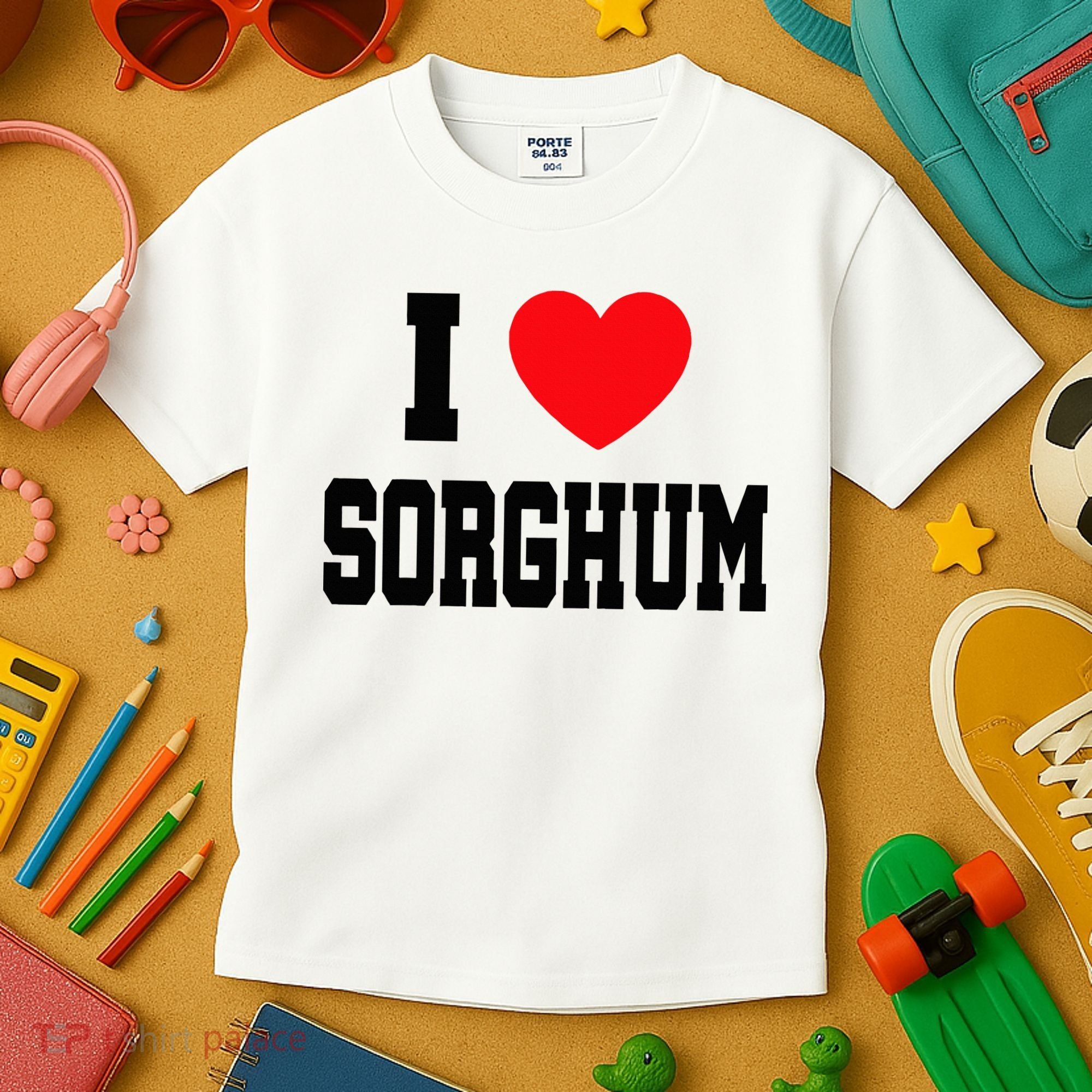 I Love Sorghum  Kids T-Shirt