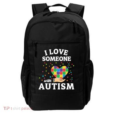 I Love Someone With Autism Gift Backpack