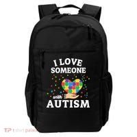 I Love Someone With Autism Gift Backpack thumb 0