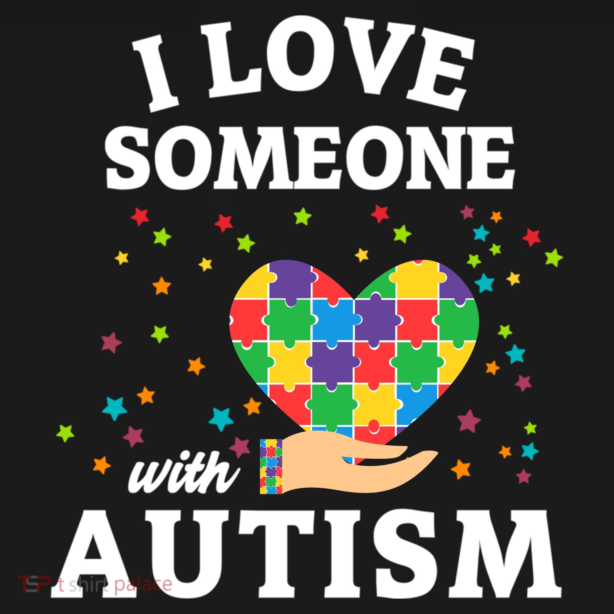 I Love Someone With Autism Gift Backpack