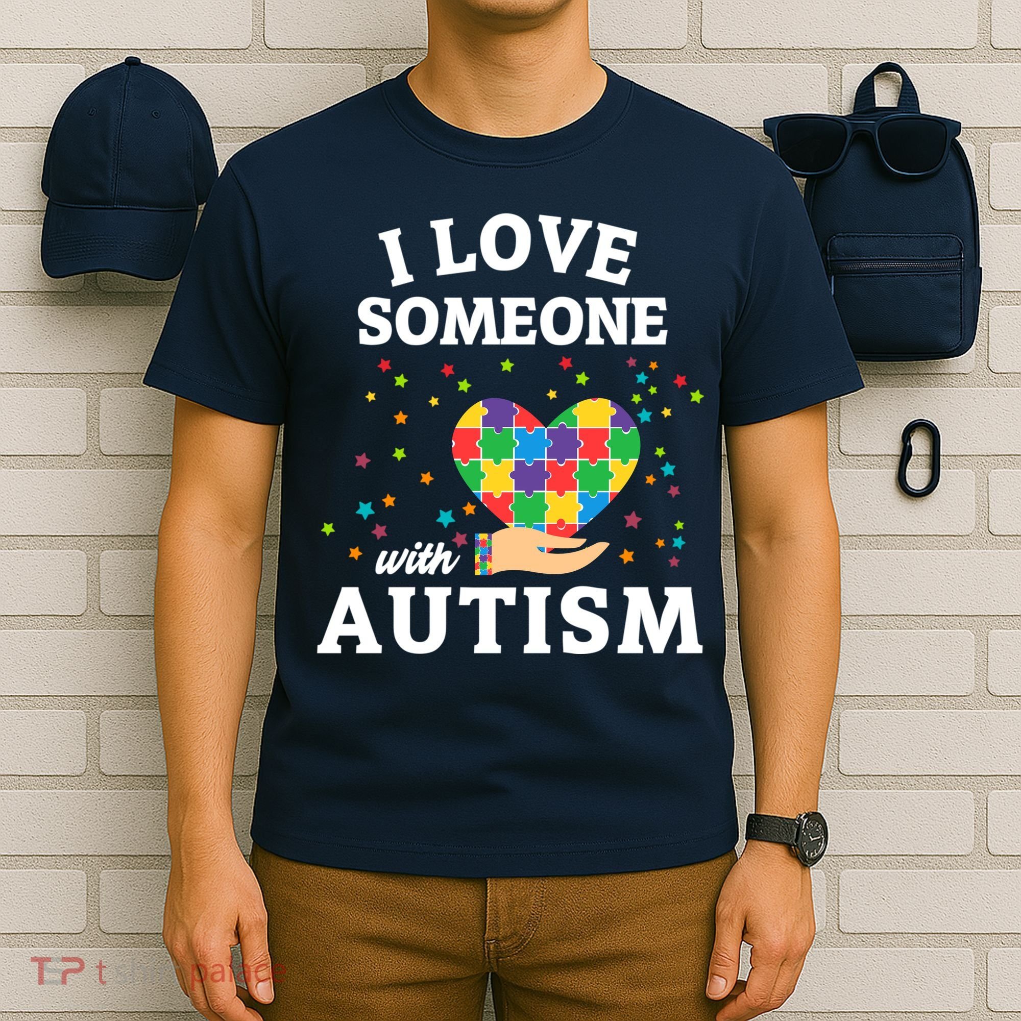 I Love Someone With Autism Gift T-Shirt