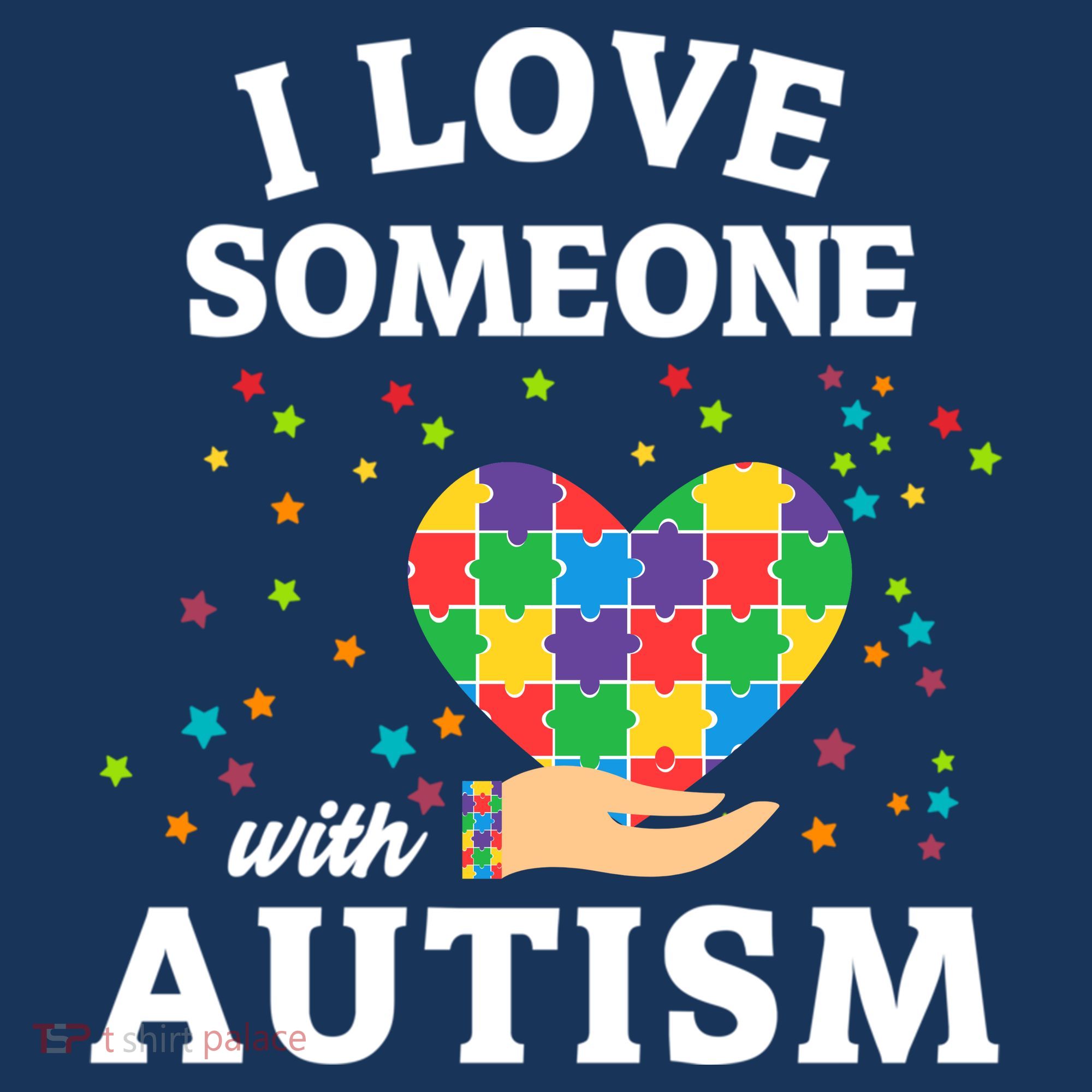 I Love Someone With Autism Gift Coaster