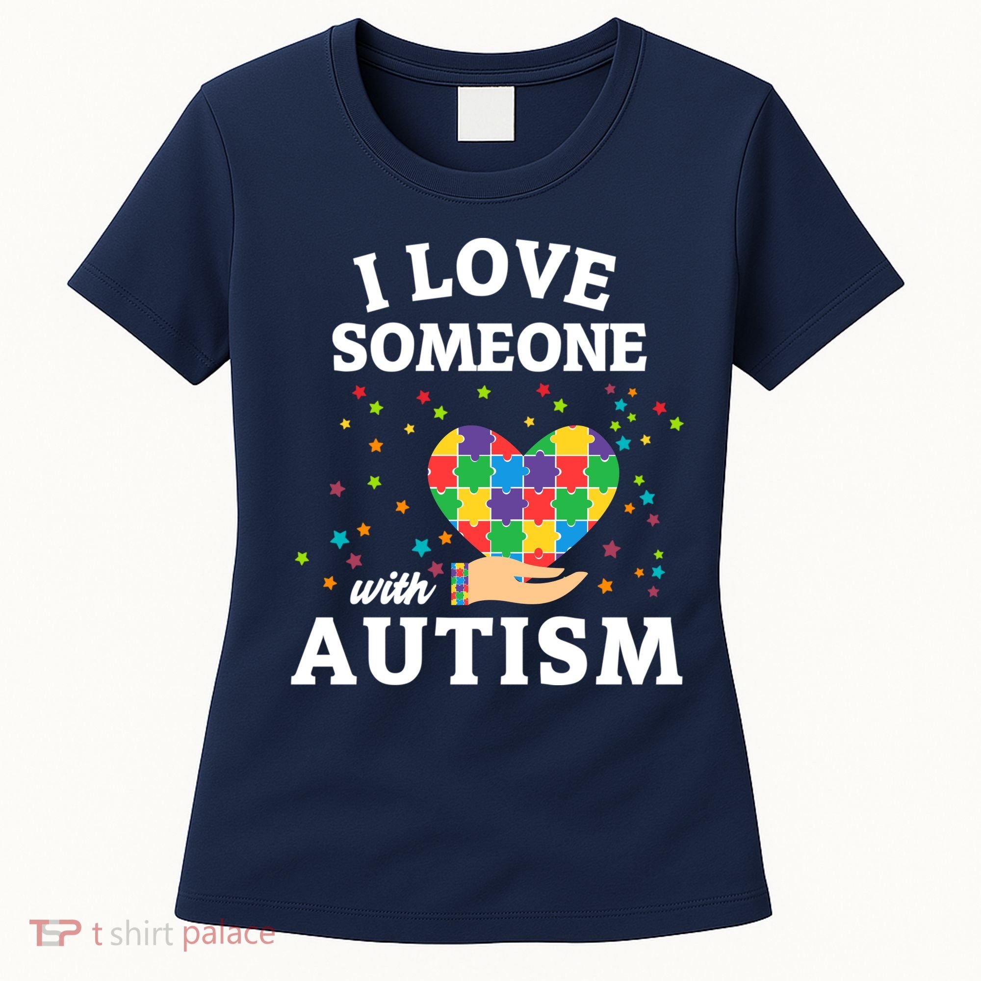 I Love Someone With Autism Gift Women's T-Shirt