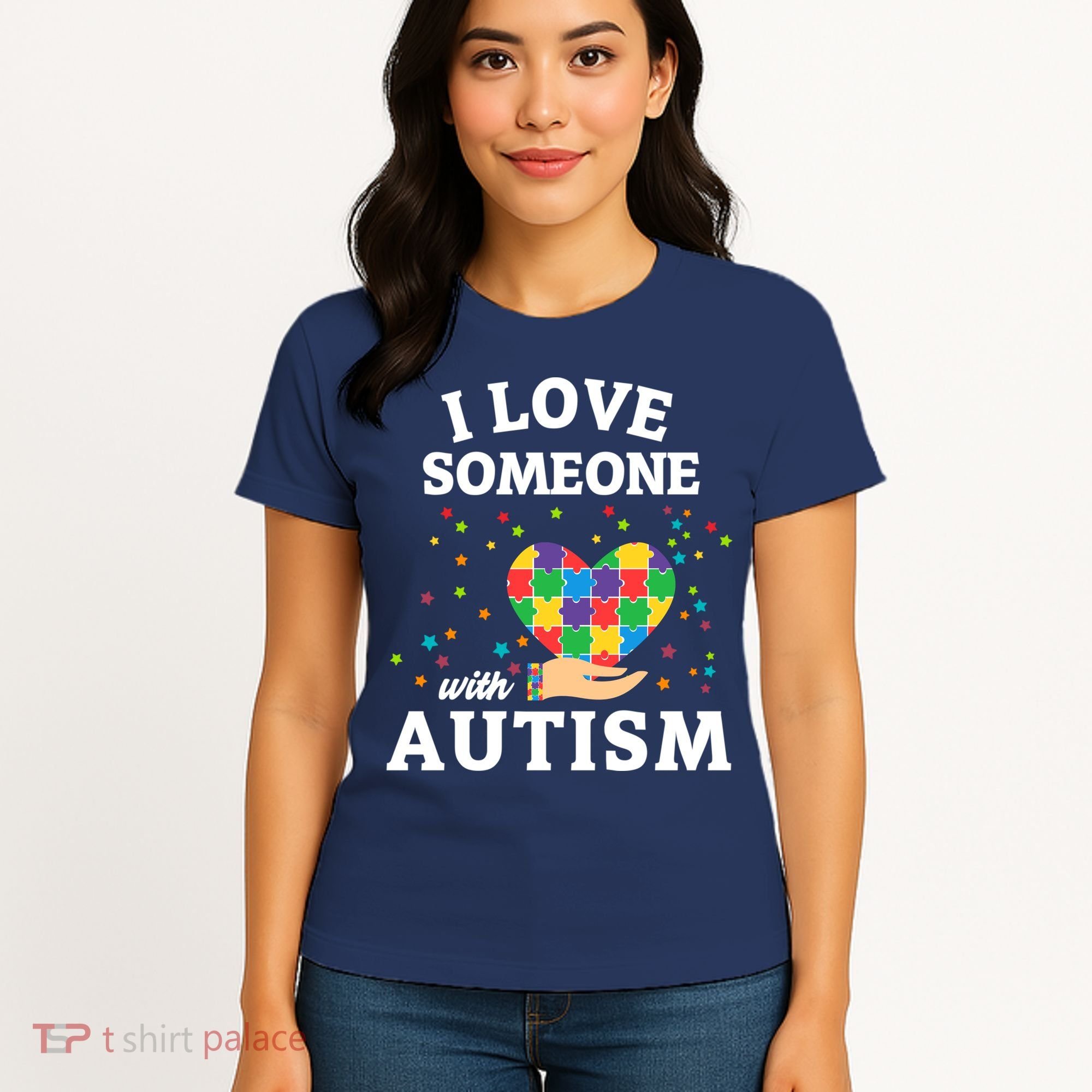 I Love Someone With Autism Gift Women's T-Shirt