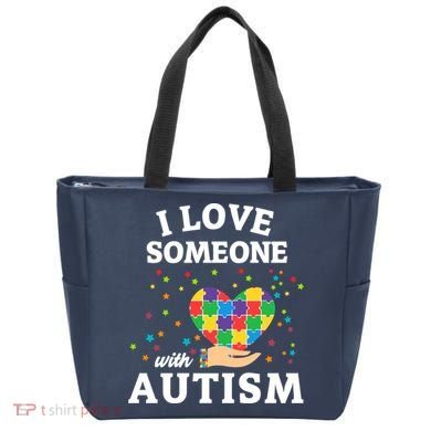 I Love Someone With Autism Gift Tote Bag