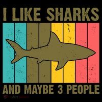 I Like Sharks And Maybe 3 People Funny Shark Lover Coffee Mug thumb 5