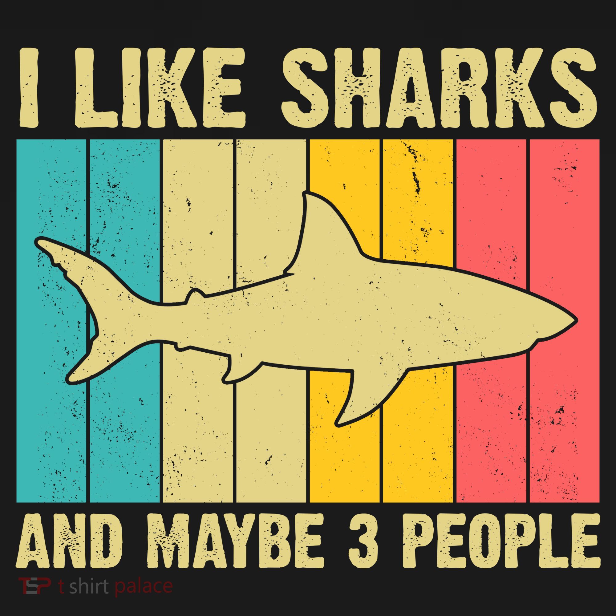 I Like Sharks And Maybe 3 People Funny Shark Lover Women's Hoodie