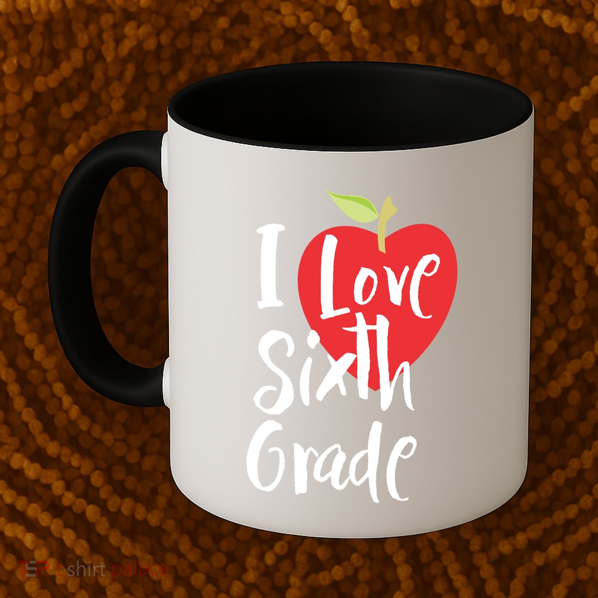 I Love Sixth Grade Back To School 6Th Grade Teacher Student Gift Coffee Mug