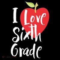 I Love Sixth Grade Back To School 6Th Grade Teacher Student Gift Coffee Mug thumb 5