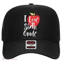 I Love Sixth Grade Back To School 6Th Grade Teacher Student Gift Hat thumb 0