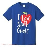 I Love Sixth Grade Back To School 6Th Grade Teacher Student Gift Kids T-Shirt thumb 0