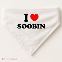 I Love Soobin USA-Made Doggie Bandana thumb 0