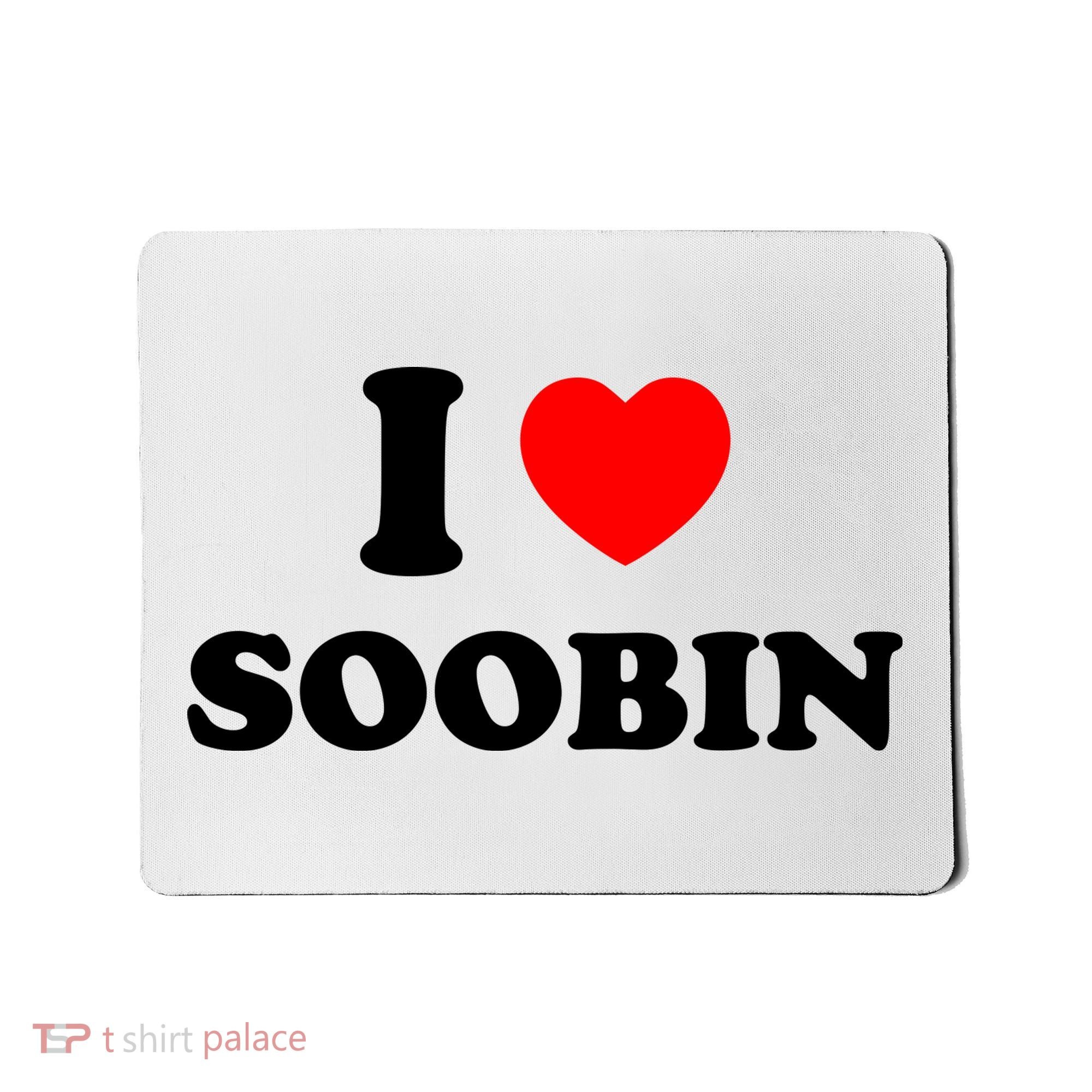 I Love Soobin Mousepad