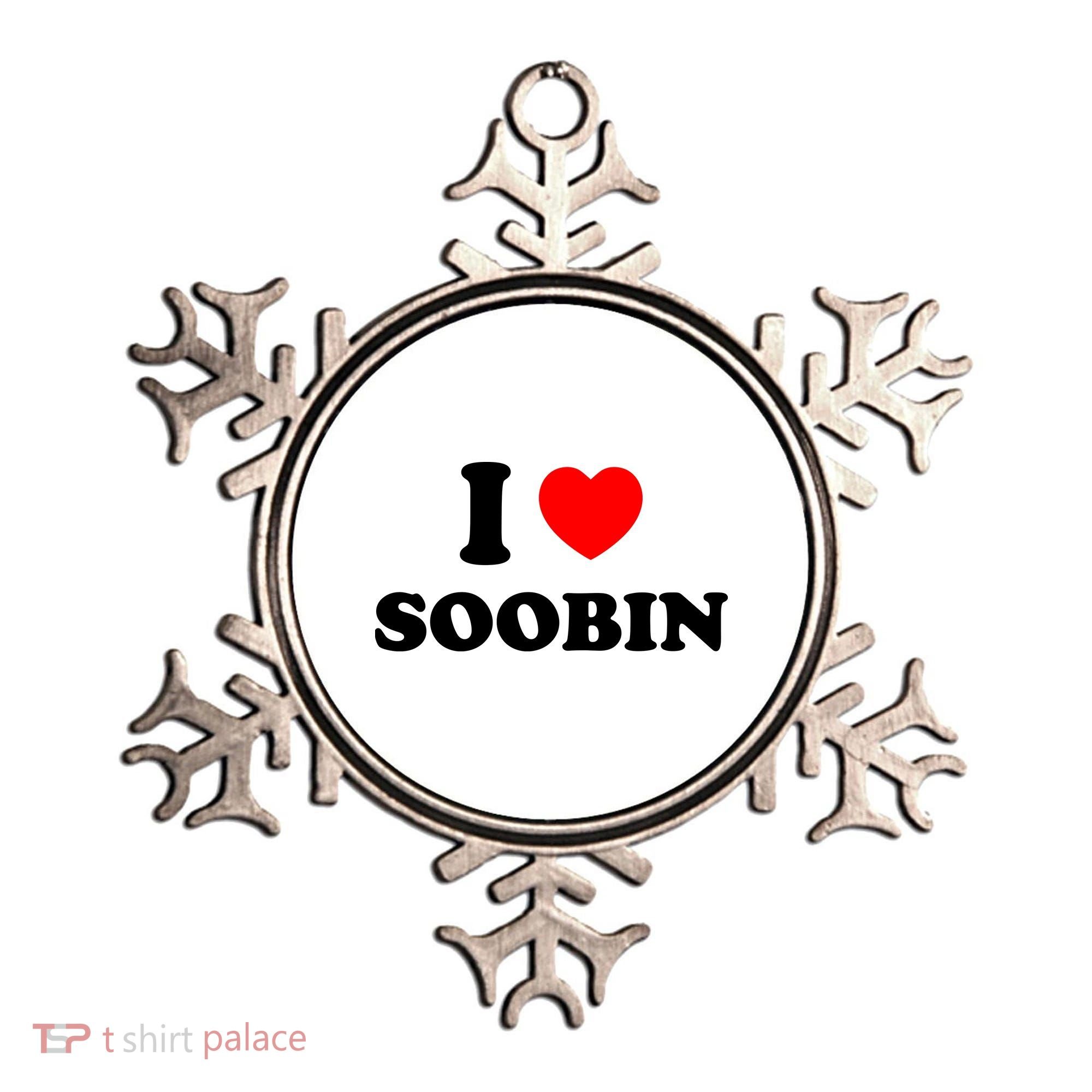 I Love Soobin Ornament