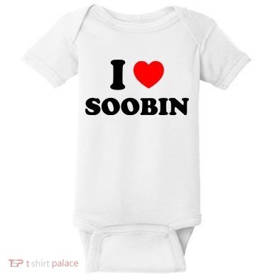 I Love Soobin Baby Bodysuit